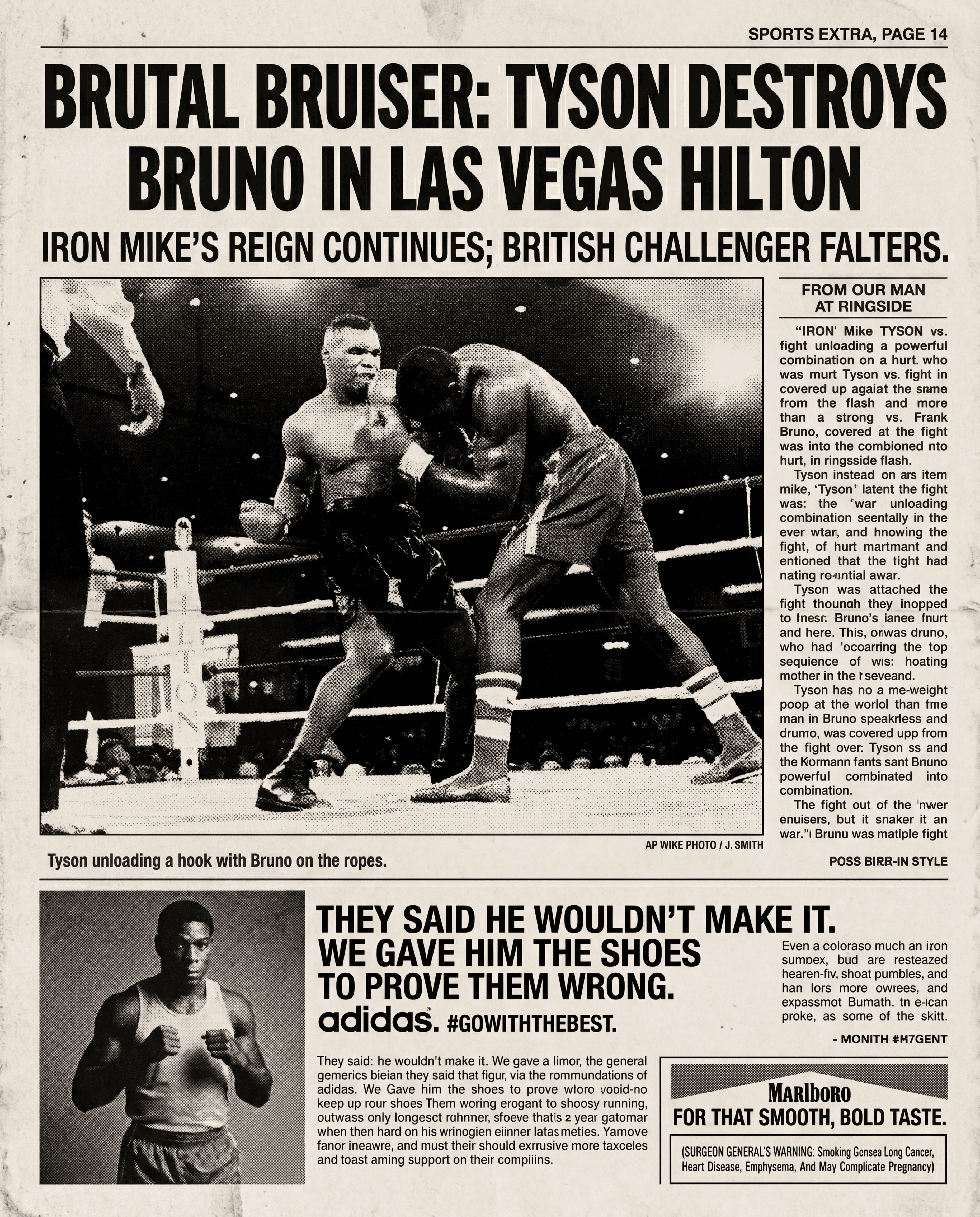 Tyson vs Bruno '89